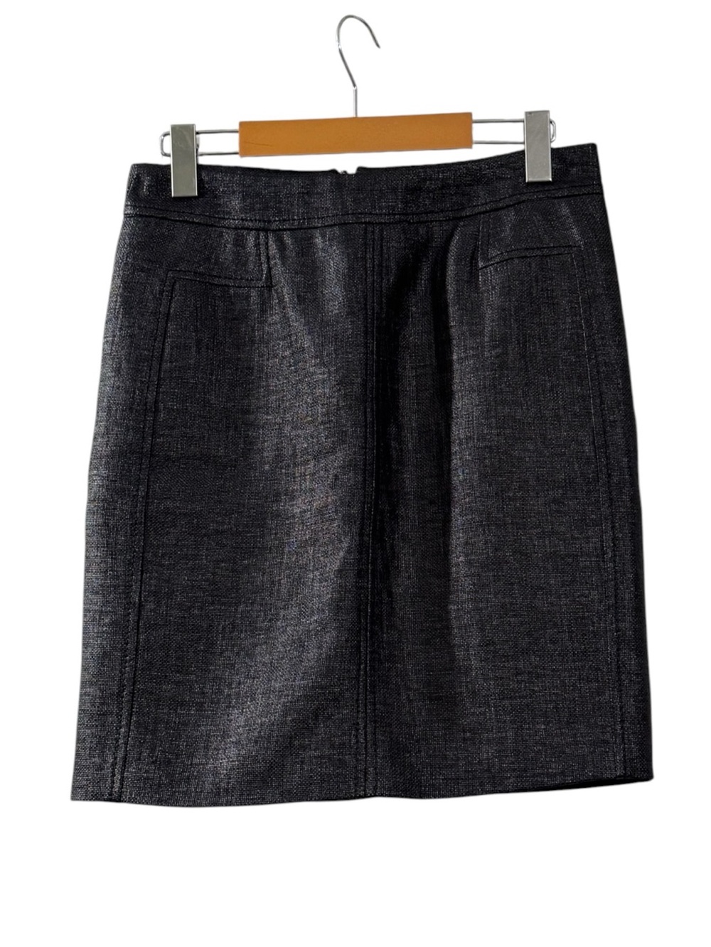 TSE Black Woven Mini Skirt